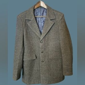 *JINGPIN FUSHI WOOL BLEND OVERCOAT
